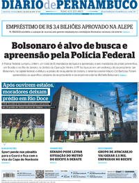 Capa do jornal Diario de Pernambuco 04/05/2023