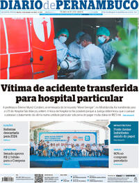 Capa do jornal Diario de Pernambuco 04/10/2023