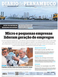 Capa do jornal Diario de Pernambuco 05/09/2023
