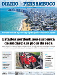 Capa do jornal Diario de Pernambuco 05/12/2023