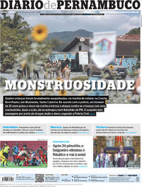 Capa do jornal Diario de Pernambuco 06/04/2023