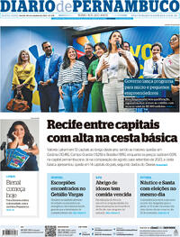 Capa do jornal Diario de Pernambuco 06/10/2023