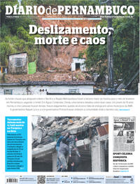 Capa do jornal Diario de Pernambuco 07/02/2023