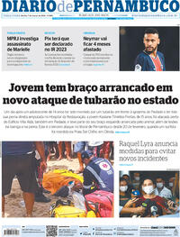 Capa do jornal Diario de Pernambuco 07/03/2023
