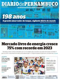 Capa do jornal Diario de Pernambuco 07/11/2023