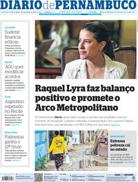 Capa do jornal Diario de Pernambuco 07/12/2023
