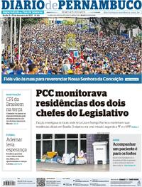 Capa do jornal Diario de Pernambuco 09/12/2023