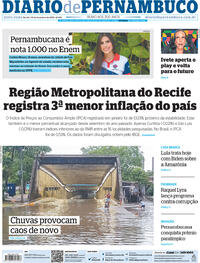 Capa do jornal Diario de Pernambuco 10/02/2023