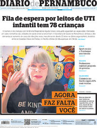 Capa do jornal Diario de Pernambuco 10/05/2023