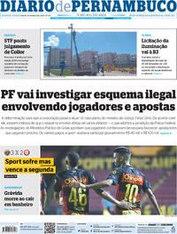 Capa do jornal Diario de Pernambuco 11/05/2023