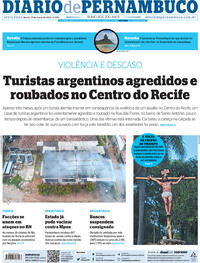 Capa do jornal Diario de Pernambuco 17/03/2023