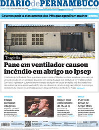 Capa do jornal Diario de Pernambuco 18/04/2023