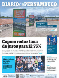 Capa do jornal Diario de Pernambuco 21/09/2023