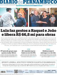 Capa do jornal Diario de Pernambuco 23/03/2023