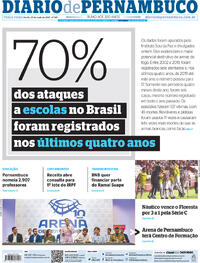 Capa do jornal Diario de Pernambuco 23/05/2023