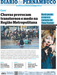 Capa do jornal Diario de Pernambuco 25/05/2023