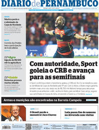 Capa do jornal Diario de Pernambuco 27/03/2023