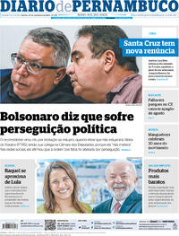 Capa do jornal Diario de Pernambuco 27/09/2023