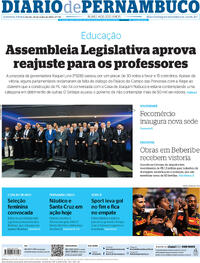 Capa do jornal Diario de Pernambuco 28/06/2023