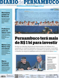 Capa do jornal Diario de Pernambuco 28/09/2023
