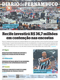 Capa do jornal Diario de Pernambuco 29/05/2023