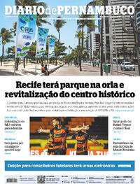 Capa do jornal Diario de Pernambuco 29/09/2023