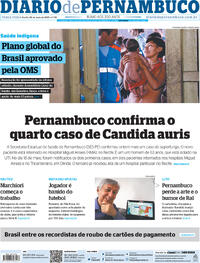 Capa do jornal Diario de Pernambuco 30/05/2023