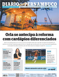 Capa do jornal Diario de Pernambuco 30/09/2023