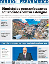 Capa do jornal Diario de Pernambuco 01/03/2024