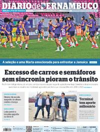 Capa do jornal Diario de Pernambuco 01/06/2024