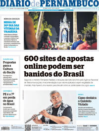 Capa do jornal Diario de Pernambuco 01/10/2024