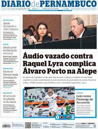 Capa do jornal Diario de Pernambuco 02/02/2024