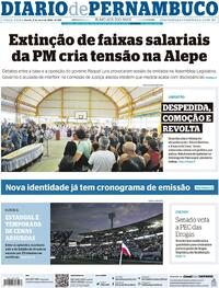 Capa do jornal Diario de Pernambuco 02/04/2024