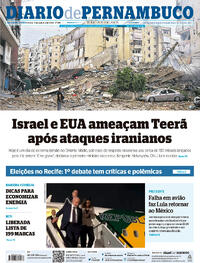 Capa do jornal Diario de Pernambuco 02/10/2024
