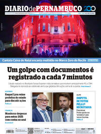 Capa do jornal Diario de Pernambuco 02/12/2024