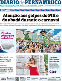 Capa do jornal Diario de Pernambuco 03/02/2024