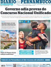 Capa do jornal Diario de Pernambuco 04/05/2024