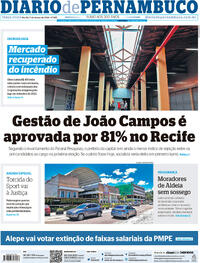 Capa do jornal Diario de Pernambuco 05/03/2024