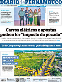 Capa do jornal Diario de Pernambuco 05/07/2024