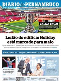 Capa do jornal Diario de Pernambuco 06/04/2024