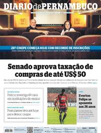 Capa do jornal Diario de Pernambuco 06/06/2024