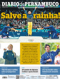 Capa do jornal Diario de Pernambuco 06/08/2024