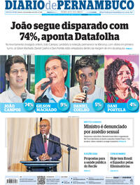 Capa do jornal Diario de Pernambuco 06/09/2024