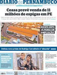 Capa do jornal Diario de Pernambuco 07/06/2024