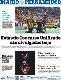 Capa do jornal Diario de Pernambuco 08/10/2024