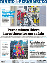 Capa do jornal Diario de Pernambuco 09/07/2024