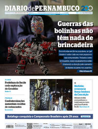 Capa do jornal Diario de Pernambuco 09/12/2024
