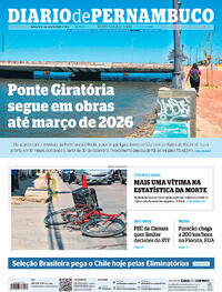 Capa do jornal Diario de Pernambuco 10/10/2024
