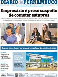 Capa do jornal Diario de Pernambuco 12/04/2024
