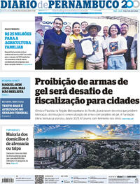 Capa do jornal Diario de Pernambuco 13/12/2024